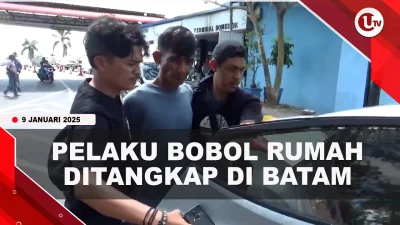 [VIDEO] Pelaku Bobol Rumah di Tanjungpinang Ditangkap di Batam