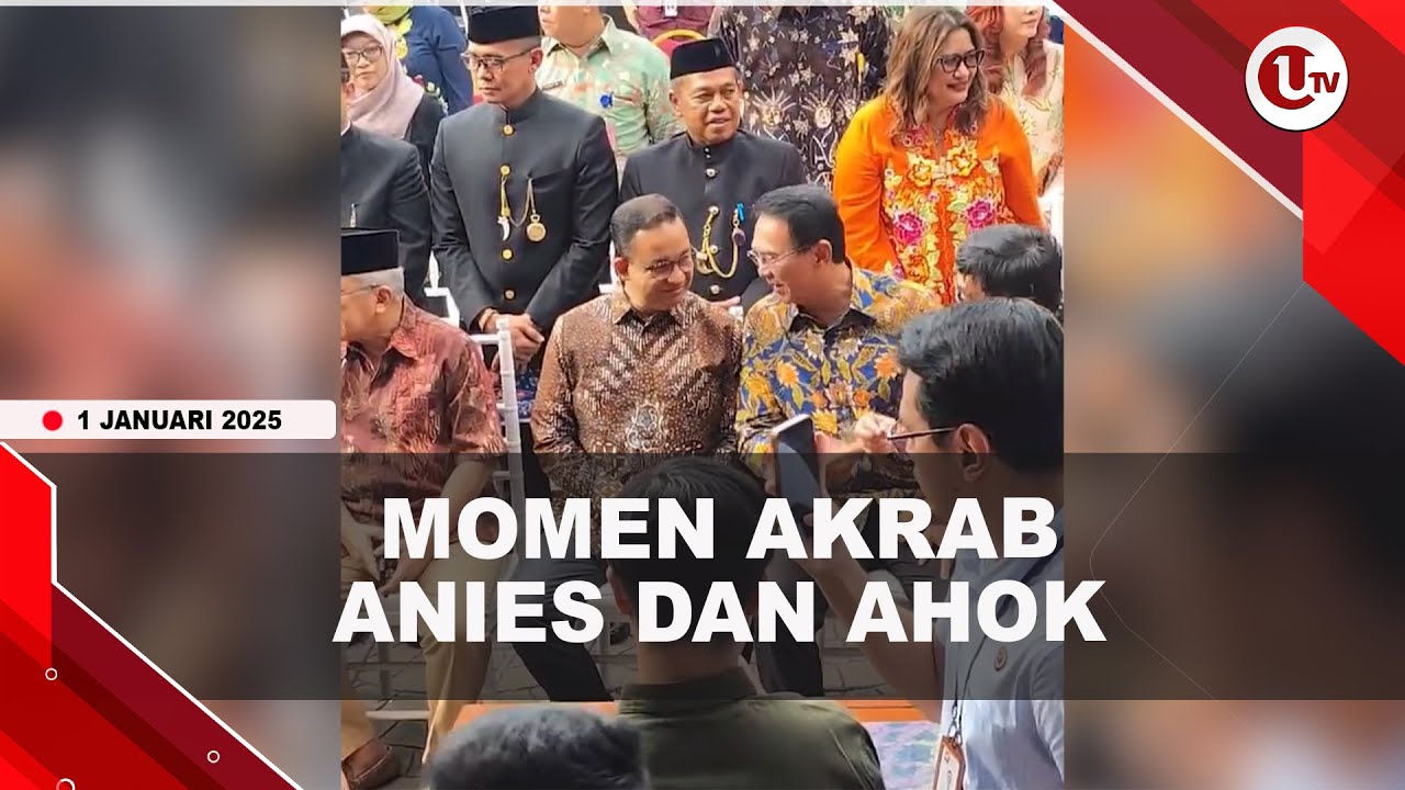 Sempat Jadi Viral, Anies dan Ahok Akrab di Acara Pemprov DKI