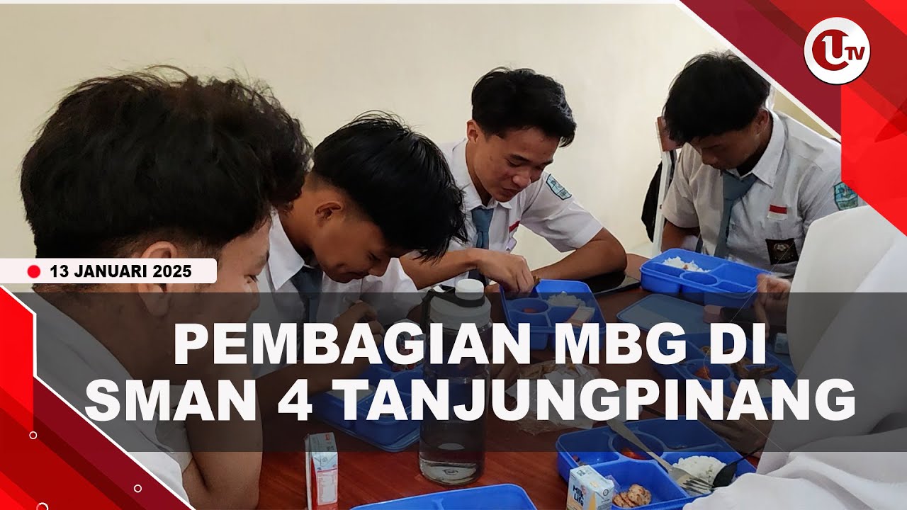 1.210 Siswa SMAN 4 Tanjungpinang Terima Program Makan Bergizi Gratis