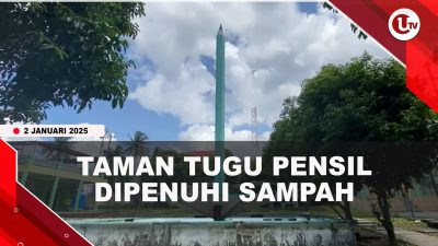[VIDEO] Taman Tugu Pensil Kini Tak Terawat Hingga Dipenuhi Sampah