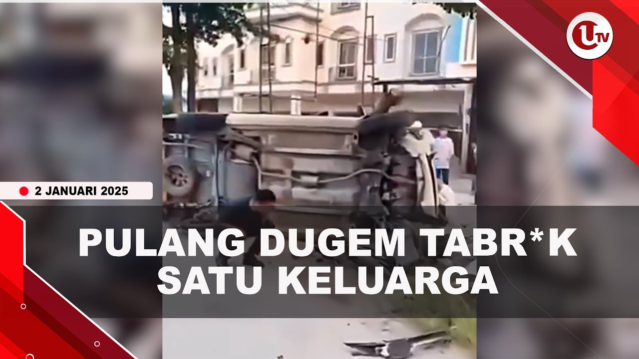 Pulang Dugem, Sepasang Kekasih Tabrak Satu Keluarga Hingga Tewas