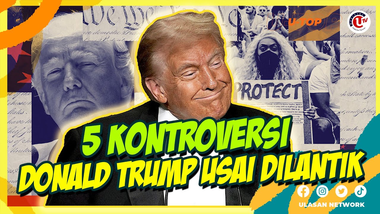 5 Kontroversi Donald Trump Usai Dilantik