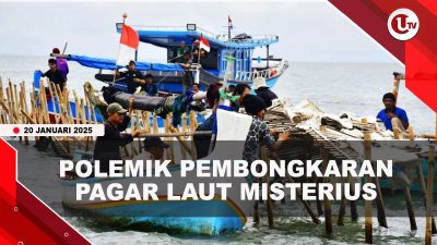 [VIDEO] Menteri KKP Minta TNI AL Tunda Pembongkaran Pagar Laut Misterius