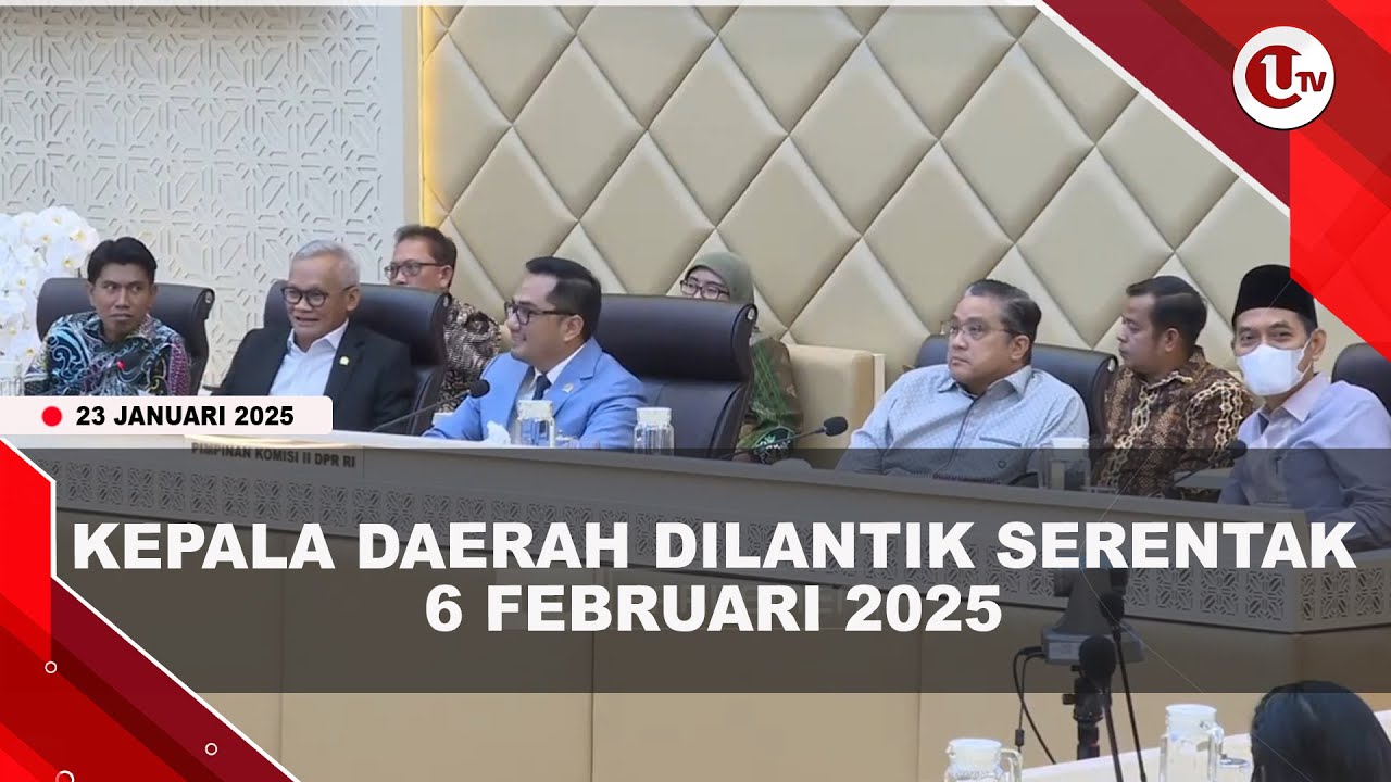 Kepala Daerah Tak Bersengketa di MK Dilantik Serentak 6 Februari 2025
