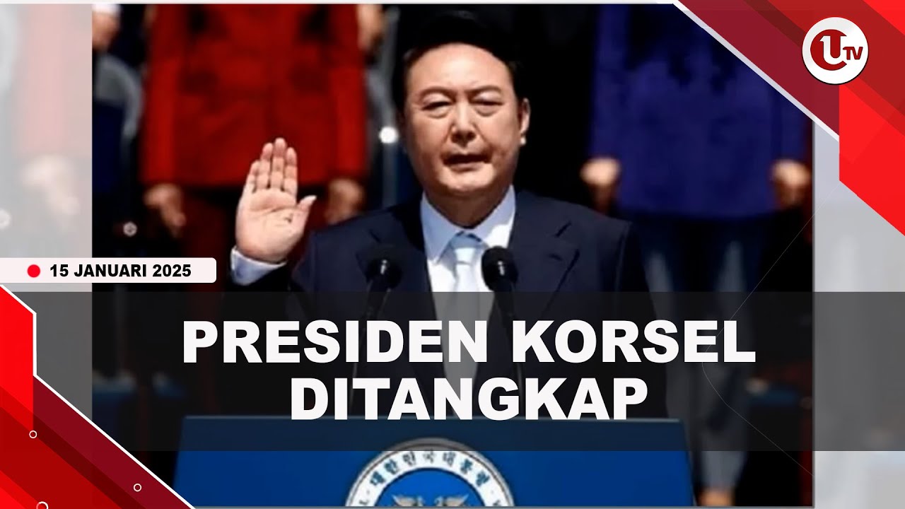 Presiden Korsel Yoon Suk Yeol Ditangkap Atas Tuduhan Pemberontakan