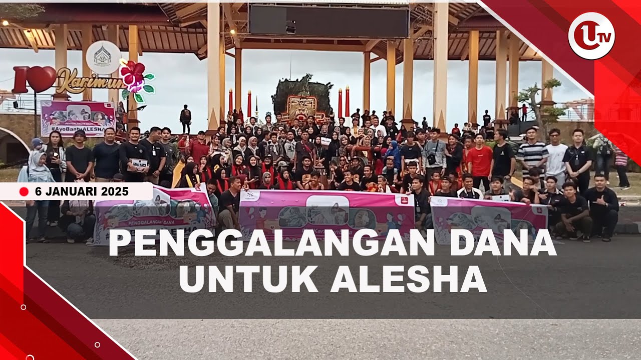 'Ini Karimun Bisa' Galang Dana Untuk Alesha Penderita Kanker Otak