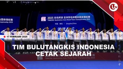[VIDEO] Cetak Sejarah, Indonesia Juara Bulutangkis Beregu Campuran Asia