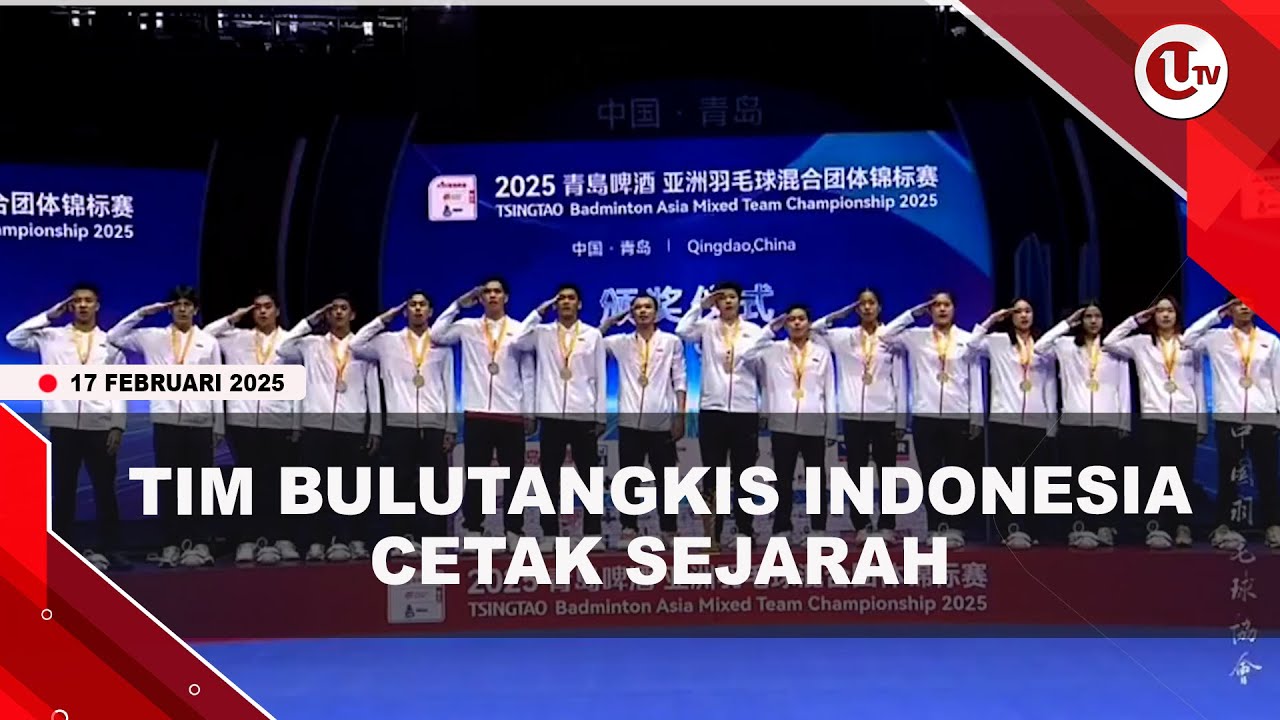 Cetak Sejarah, Indonesia Juara Bulutangkis Beregu Campuran Asia