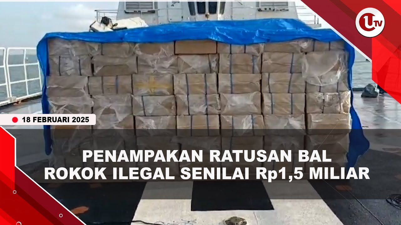 Bakamla Gagalkan Penyelundupan 200 Bal Rokok Ilegal Diduga Asal Vietnam