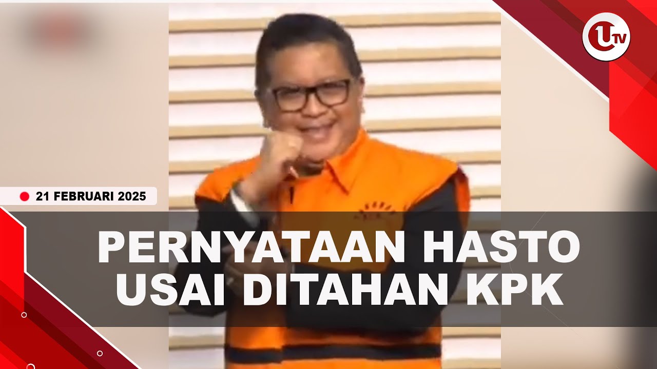 Ditahan KPK, Hasto Ngaku Siap Terima Konsekuensi Hukum