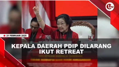 [VIDEO] Megawati Larang Kepala Daerah PDIP Ikut Retreat Imbas Penahanan Hasto