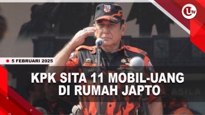 [VIDEO] Geledah Rumah Ketua Pemuda Pancasila, KPK Sita 11 Mobil dan Uang