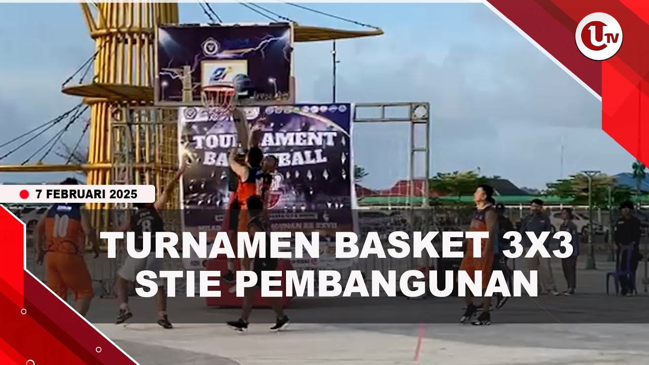 STIE Pembangunan Gelar Turnamen Basket 3x3 di Pelataran Tugu Sirih