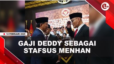 [VIDEO] Dilantik Jadi Stafsus Menhan, Ini Besaran Gaji dan Tugas Deddy