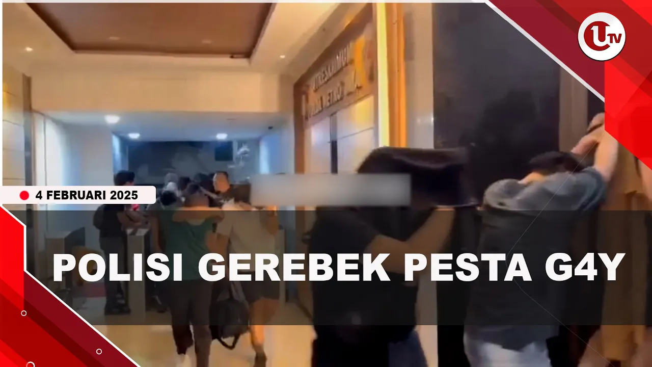 Polisi Gerebek Pesta Sesama Jenis, 56 Pria dan Obat HIV Diamankan