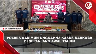 [VIDEO] Polres Karimun Ungkap 13 Kasus Narkoba di Sepanjang Awal Tahun