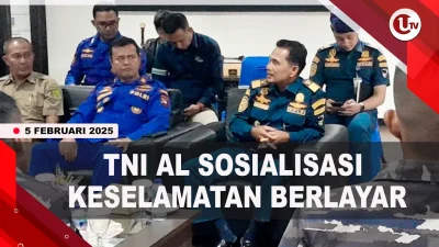 [VIDEO] Pengkalan TNI AL Dabo Singkep Sosialisasi Keselamatan Berlayar