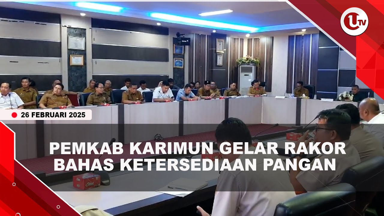 Pemkab Karimun Gelar Rakor Bahas Ketersediaan Pangan