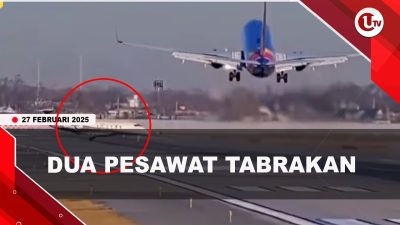 [VIDEO] Pesawat Southwest Airlines Nyaris Bertabrakan Dengan Jet Pribadi