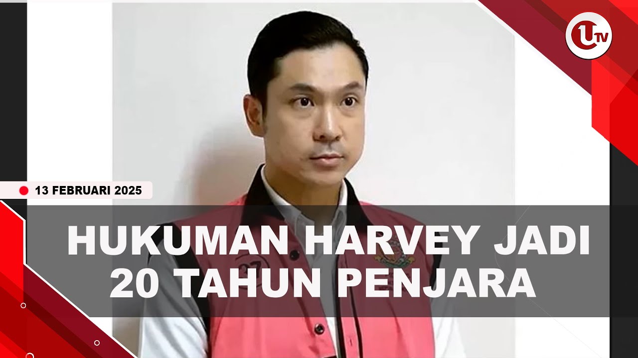 Vonis Harvey Moeis Ditambah Jadi 20 Tahun Penjara