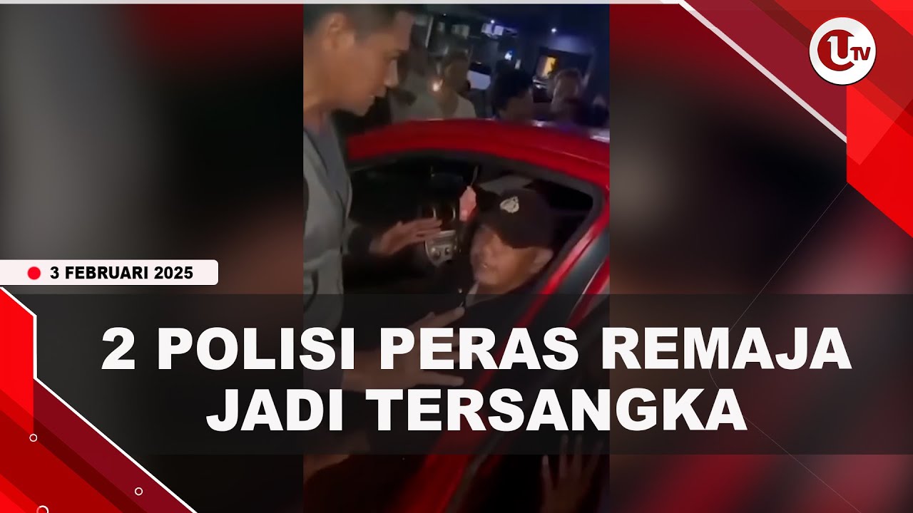 Peras Pasangan Kekasih Rp2,5 Juta, 2 Polisi Ditetapkan Tersangka