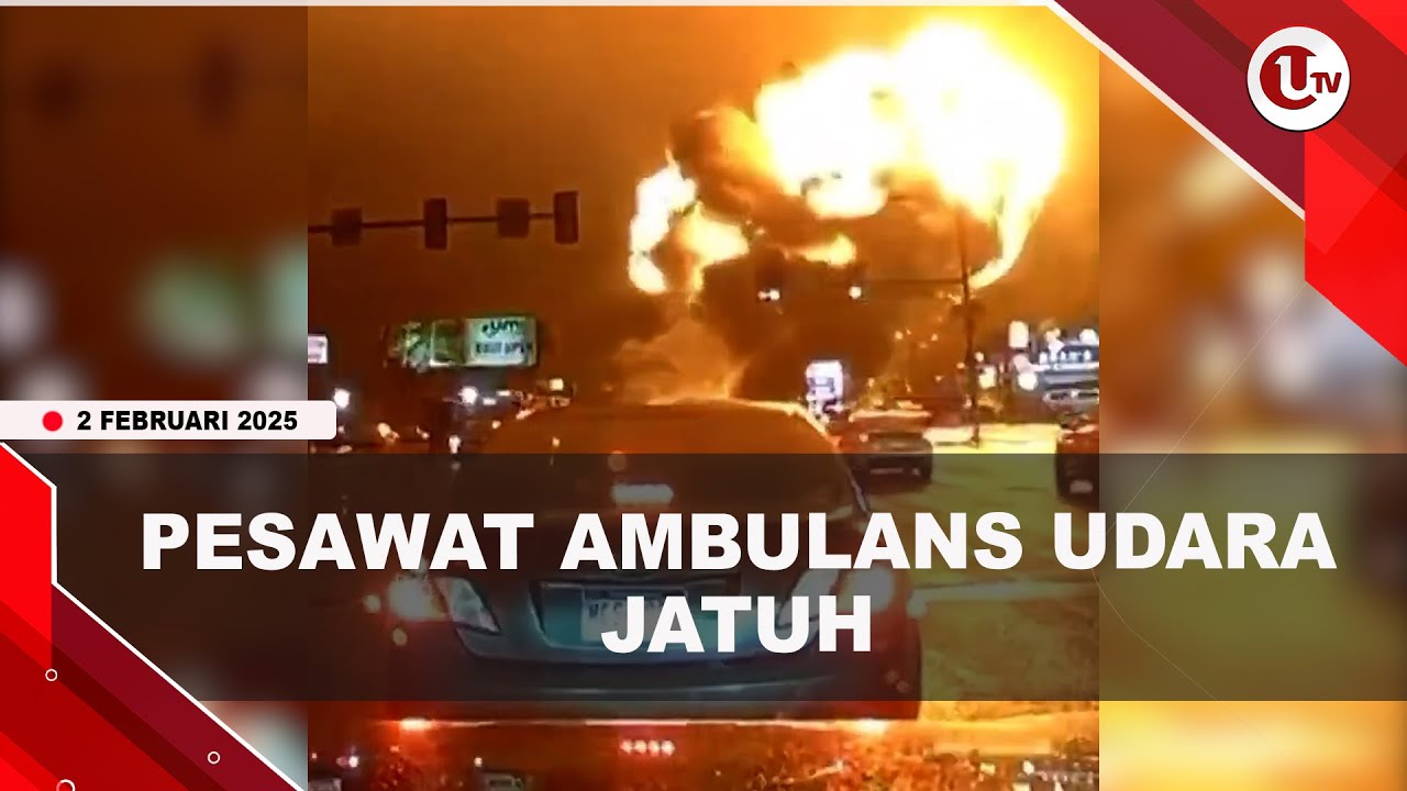 Pesawat Jatuh di Philadelphia 7 Orang Tewas