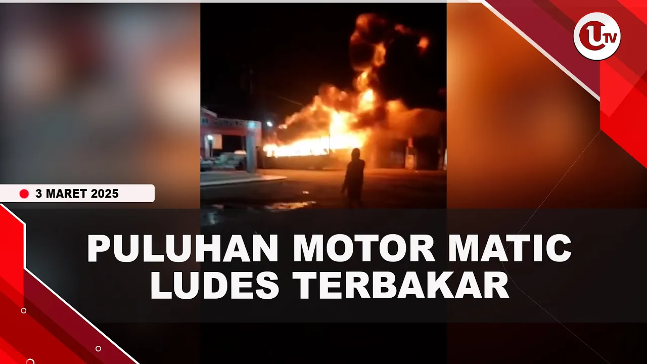 Truk Bawa 48 Motor Terbakar, Kerugian Capai Rp2 Miliar