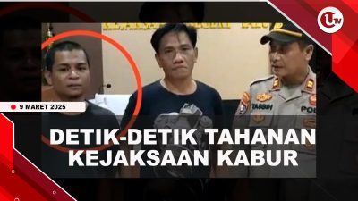 [VIDEO] Dua Tahanan Kejari Palu Kabur saat Hendak Sidang