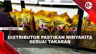 [VIDEO] Distributor Pastikan Produk MinyaKita di Tanjungpinang Sesuai Takaran di Kemasan