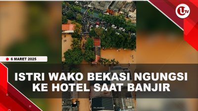[VIDEO] Jadi Sorotan, Istri Wali Kota Bekasi Ngungsi di Hotel Mewah saat Banjir
