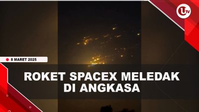 [VIDEO] Starship Spacex Elon Musk Meledak dan Hancur di Angkasa