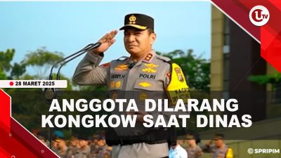 [VIDEO] Kapolda Riau Ancam Anggota Doyan Kongkow di Warung Kopi