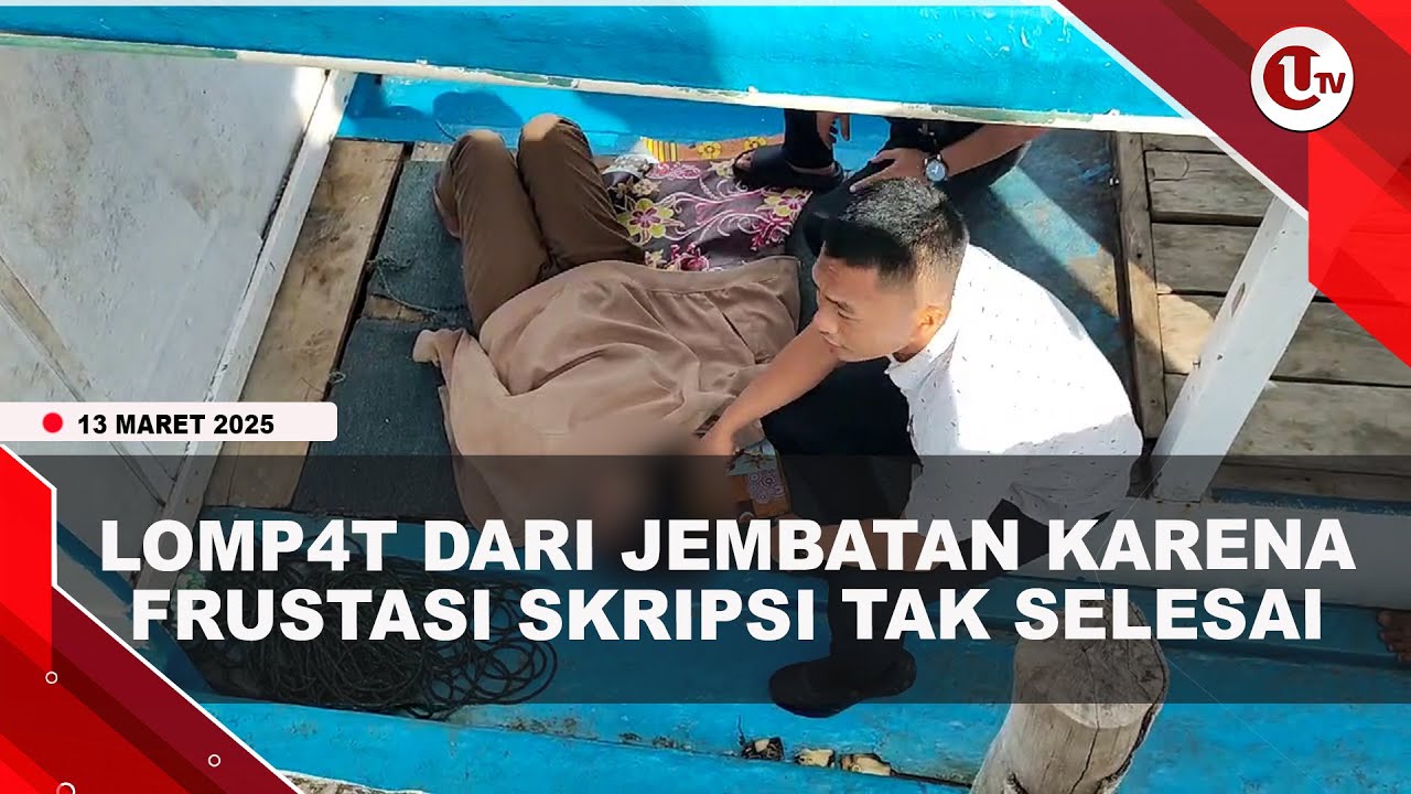 Mahasiswi Lompat di Jembatan Dompak Karena Frustasi Skripsi Tak Selesai