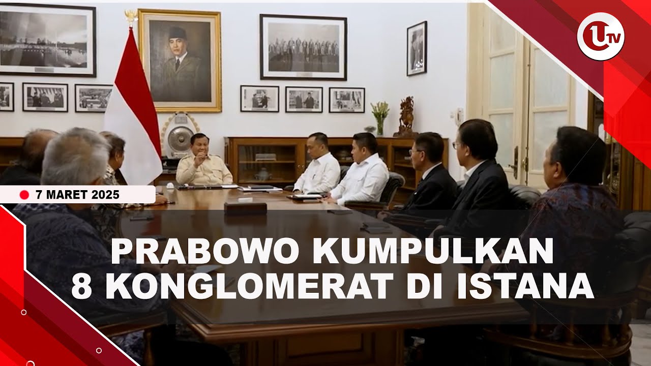 Prabowo Kumpulkan 8 Konglomerat Bahas MBG Hingga Danantara