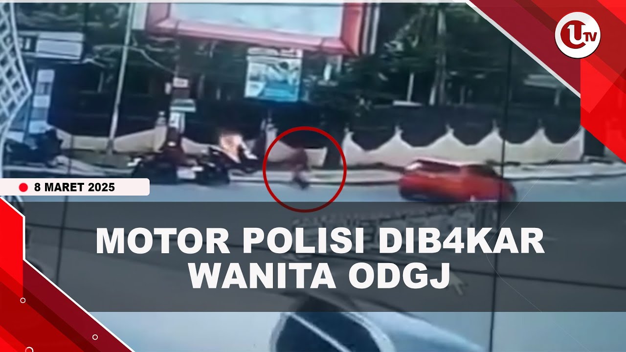 Kesal Motornya Dibakar, Oknum Polisi Aniaya Wanita ODGJ