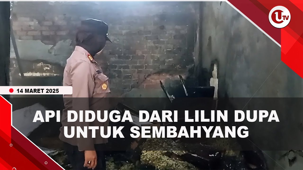 Toko Meubel di Jalan Suka Berenang Terbakar, Api Diduga Dari Lilin Dupa