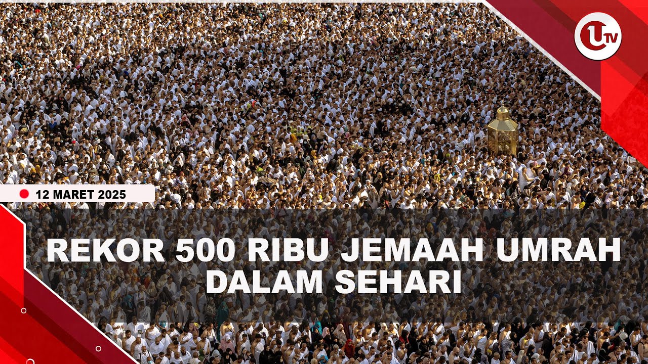 Masjidil Haram Catat Rekor 500 Ribu Jemaah Umrah dalam Sehari Ramadan