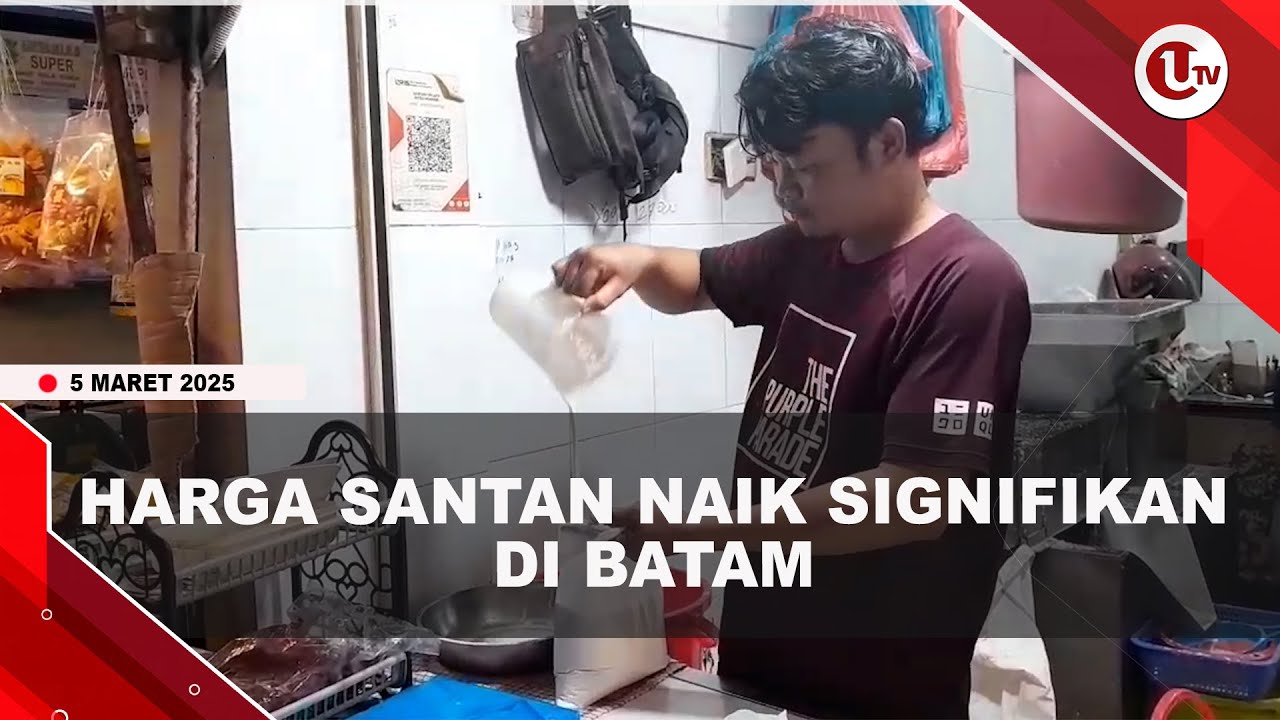 Harga Santan Naik di Pasaran, Diduga Karena Banyak di Ekspor