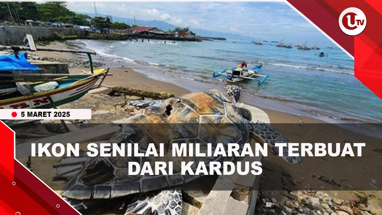 Viral, Ornamen Penyu Senilai Rp15,6 Miliar Terbuat Dari Kardus