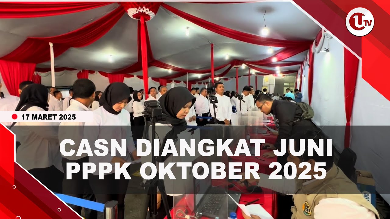 Pengangkatan CASN Paling Lambat Juni dan PPPK Oktober 2025