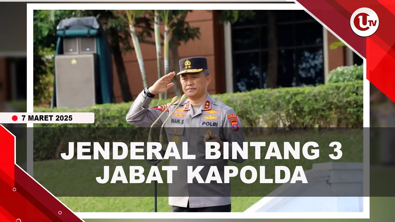 Komjen Iman Sugianto Satu-Satunya Jendral Bintang 3 Jabat Kapolda
