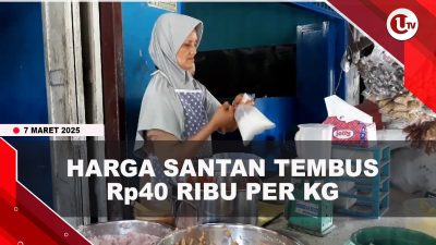 [VIDEO] Sepekan Ramadan, Harga Santan Sudah Tembus Rp40 Ribu Per Kg