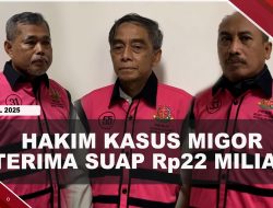 [VIDEO] 3 Hakim Vonis Lepas Kasus Migor Jadi Tersangka Penerimaan Suap