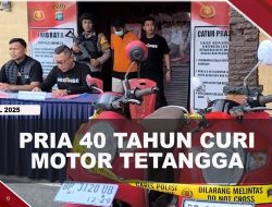 [VIDEO]  Pria 40 Tahun Curi 2 Motor Scoopy Milik Tetangganya