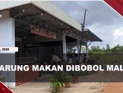 [VIDEO] Warung Makan Di Dibobol Maling, Kompor Hingga Rice Cooker Raib