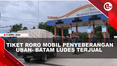 [VIDEO] Tiket RoRo Mobil Penyebrangan Uban-Batam Ludes Terjual