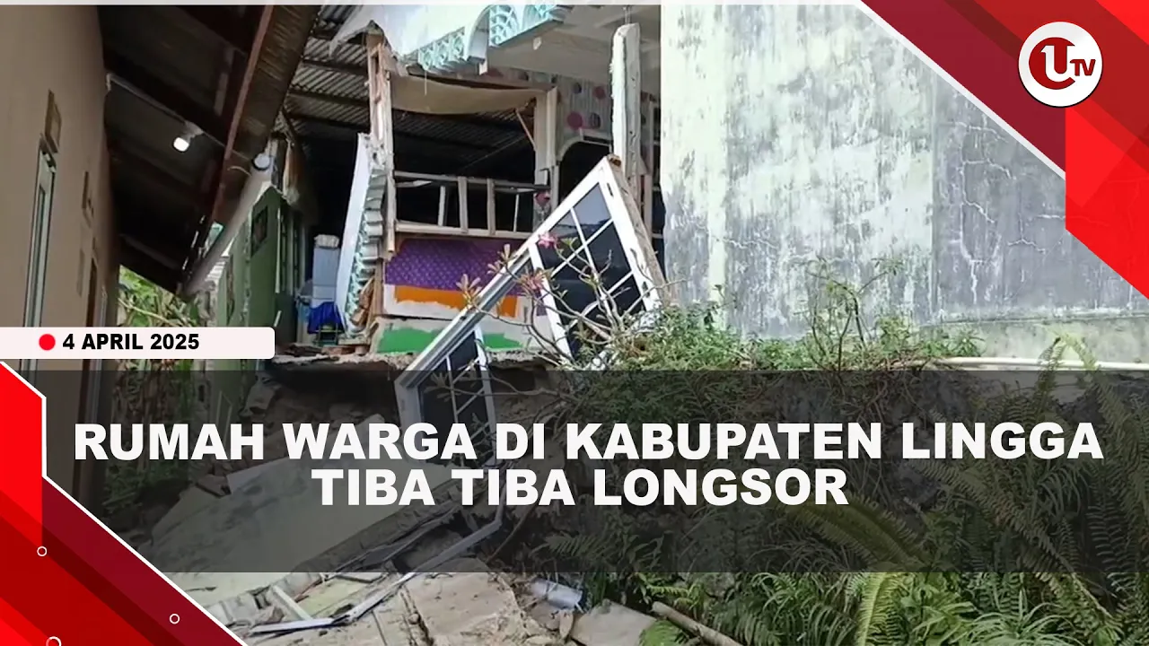 nasional,viral,news,breakingnews,beritaviral,dunia,Longsor,Rumah,Warga,Kabupaten Lingga,Polsek Dabo Singkep,Kepri,Kepulauan Riau