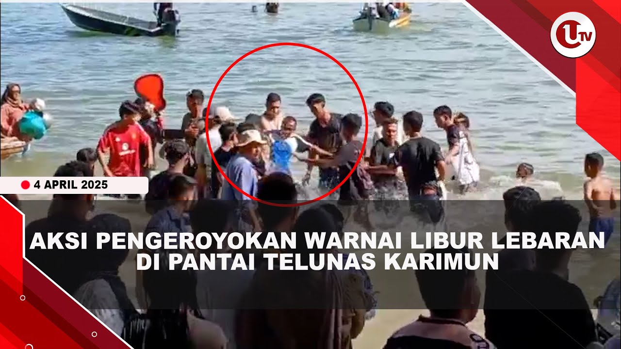 Aksi Pengeroyokan Warnai Libur Lebaran di Pantai Telunas Karimun