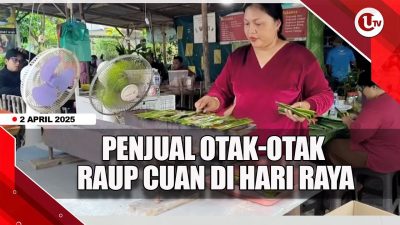[VIDEO] Penjual Otak-Otak Raup Cuan di Hari Raya