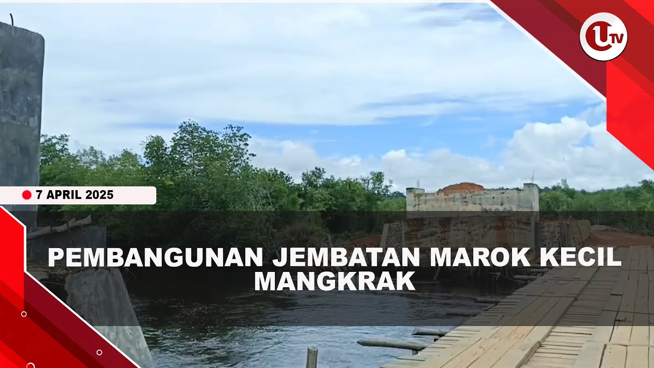 Pembangunan Jembatan Marok Kecil Mangkrak